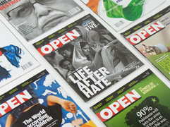 Open magazine + website